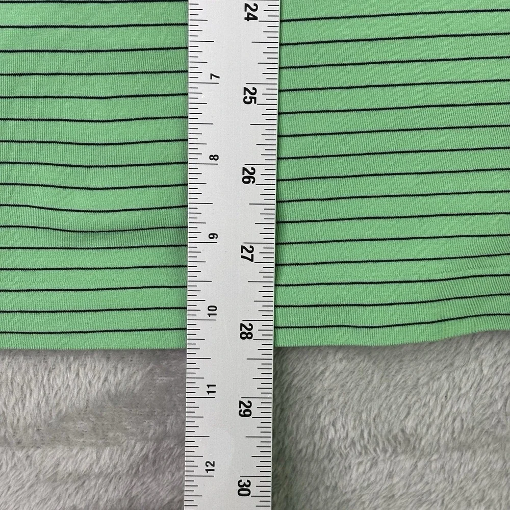 Ralph Lauren Polo Golf Stretch Isle Men XL Short Sleeve Green‎ Stripes Pony Logo